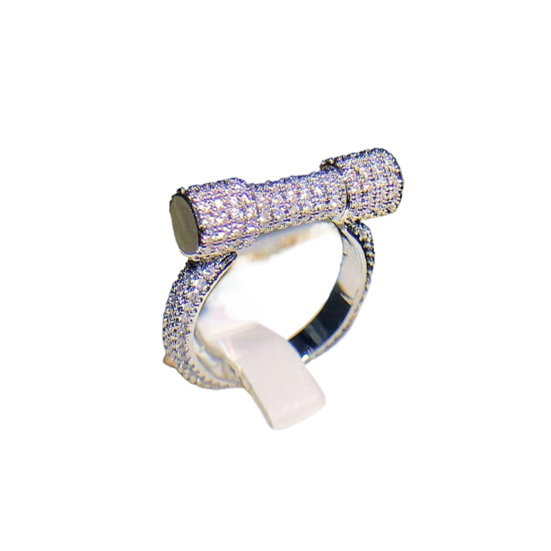 Aurora Diamond Bar Ring