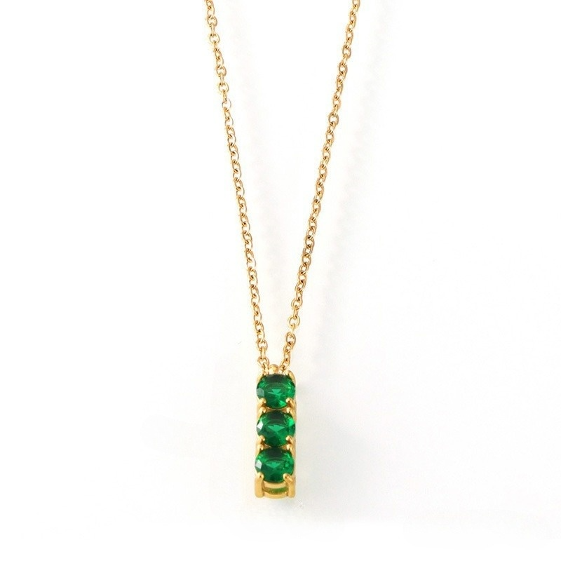 Muse Gemstone Pendant Necklace
