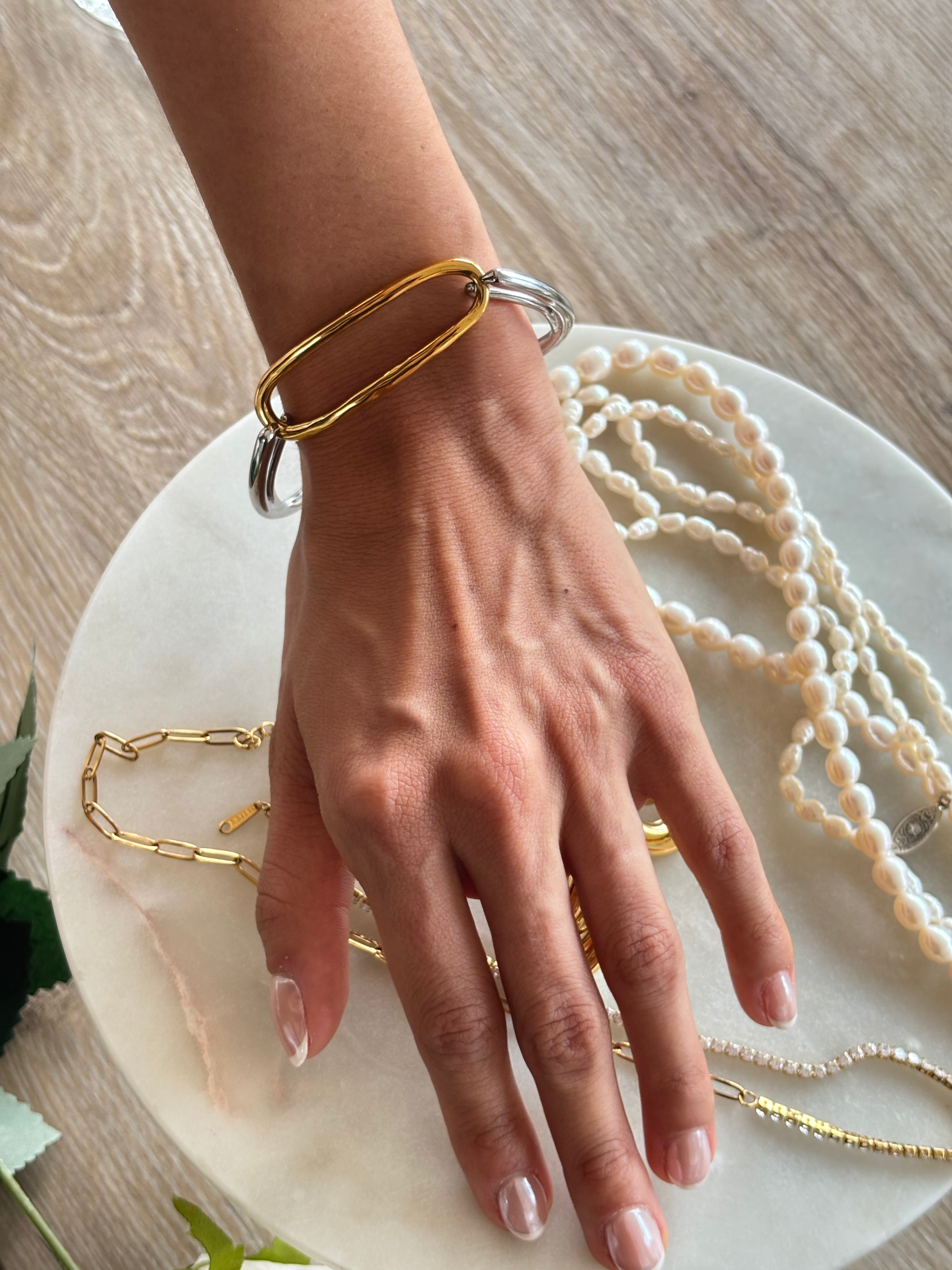 Tiffany Mixed Bangle