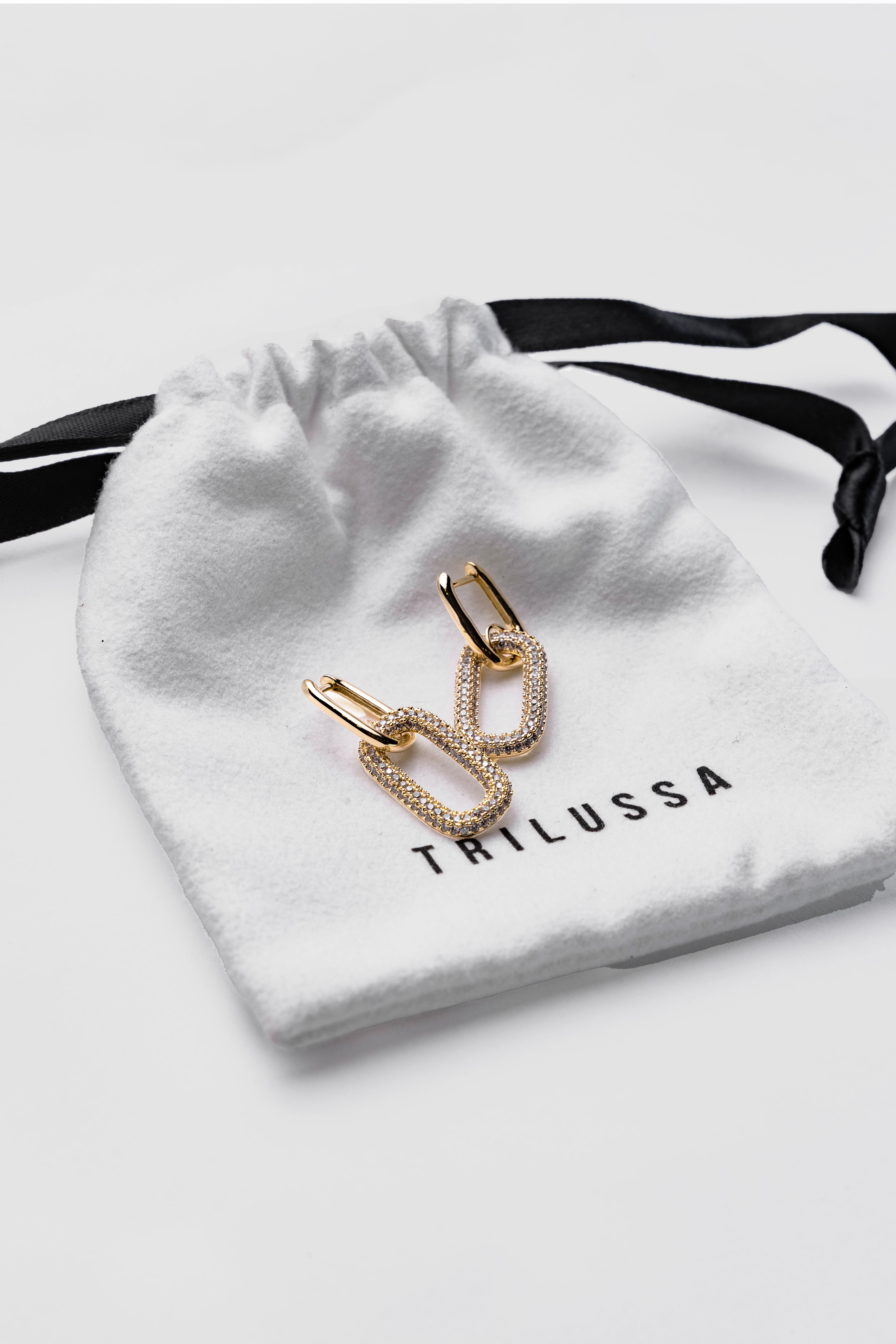18K Gold Radiance Oval Hoops