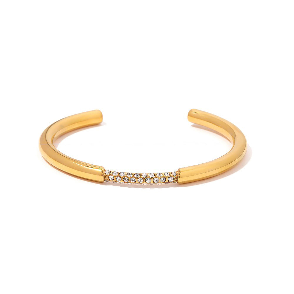 Aria Gold Diamond Cuff